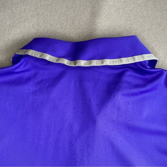 Adidas Golf Polo Climachill Purple Men’s Size Medium/Large - Picture 5 of 10